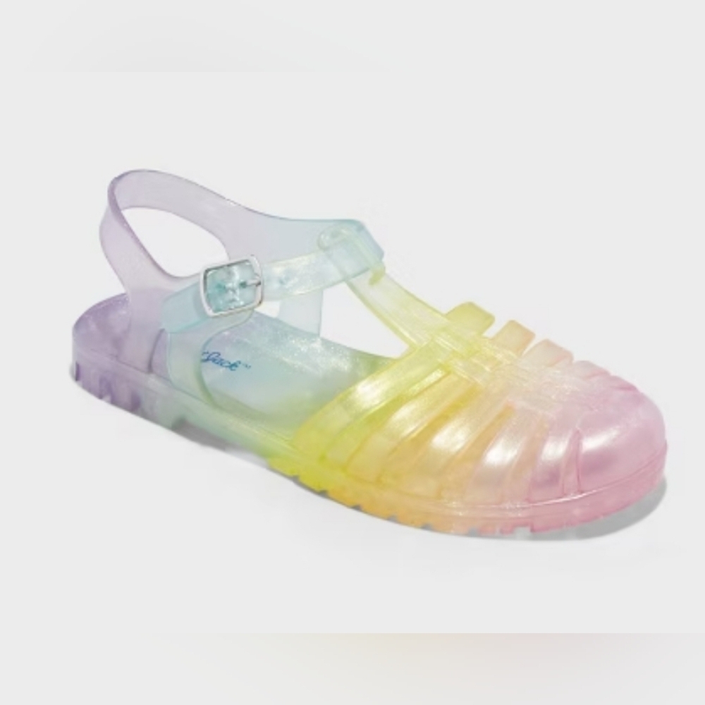 💥5/$30 Kids' Summer Jelly Sandals - Cat & Jack Size:5 New